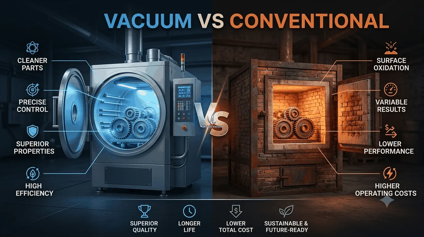 Advantages of vacuum heat treatment over conventional furnaces