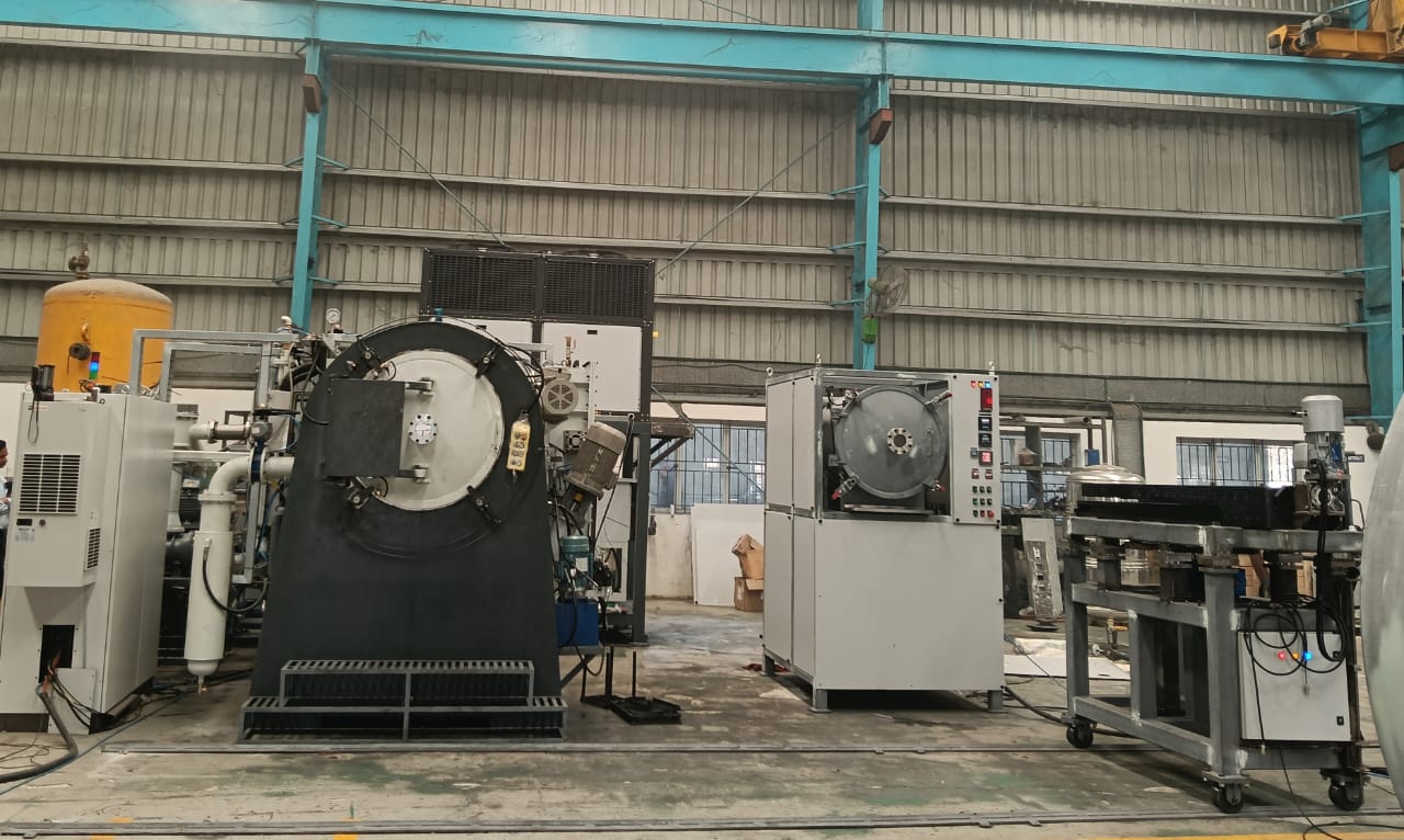 Vacuum carburizing furnace built by Lakshmi Vacuum