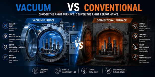 Advantages of Vacuum Heat Treatment Over Conventional Furnaces