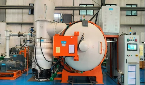 Vacuum furnace hall at the Pune unit, MIDC Chakan Phase 2