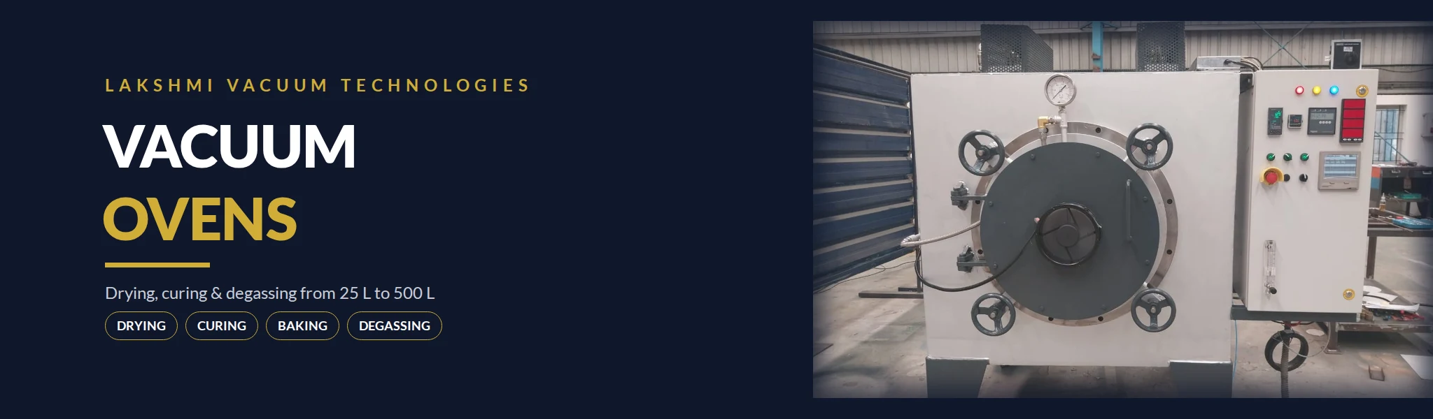 Vacuum Ovens by Lakshmi Vacuum Technologies